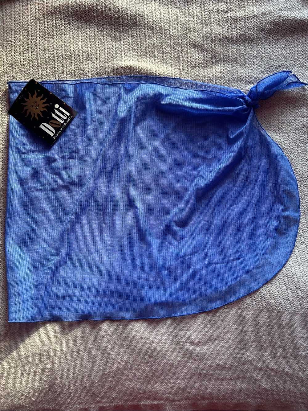 NWT, vintage Dotti blue swim suit cover up, OS one size
